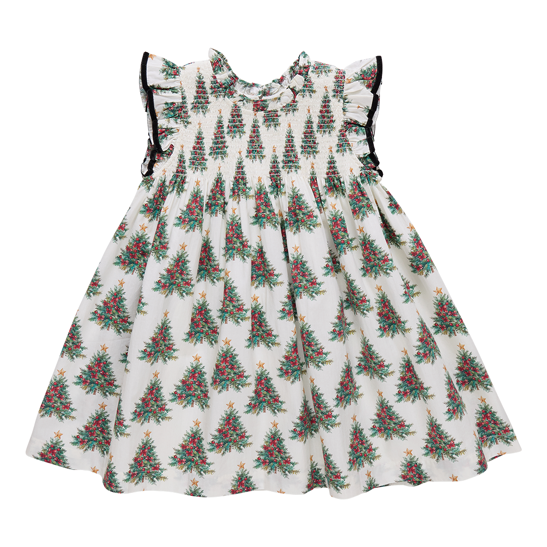 Stevie dress - vintage trees