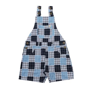 Bowline overalls - navy plaid