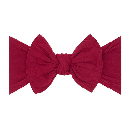 Knot headband - ruby