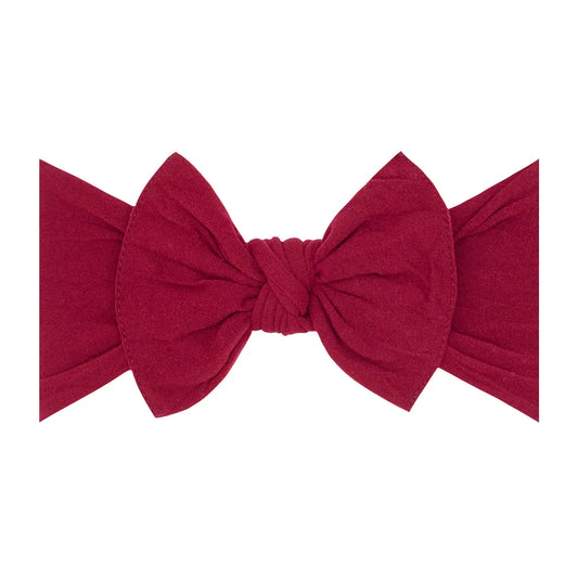 Knot headband - ruby