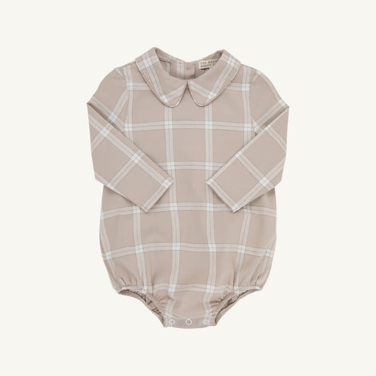 Peter pan collar shirt - thompson park plaid