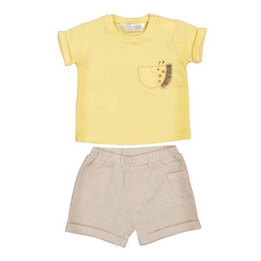 Giraffe tee w. shorts