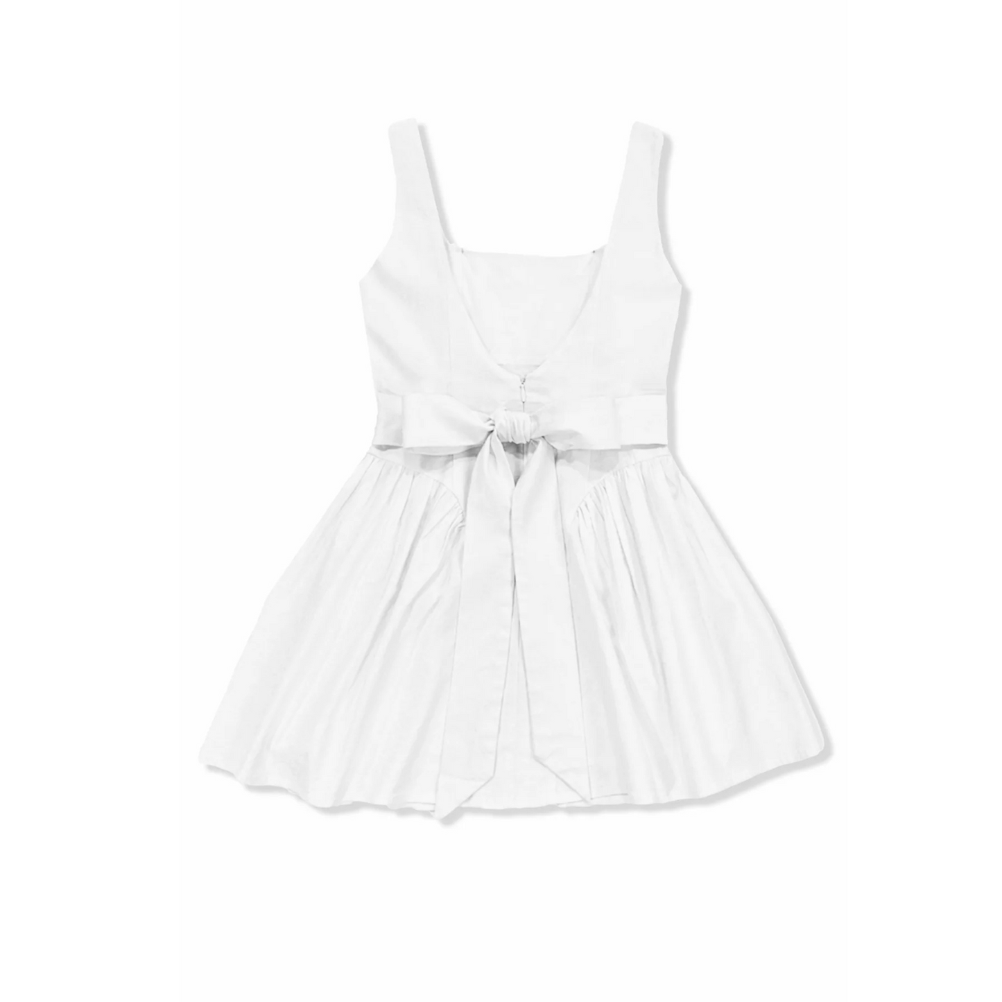 Brenna dress - white linen