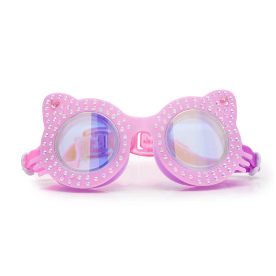 Smitten kitten goggles - paw print pink