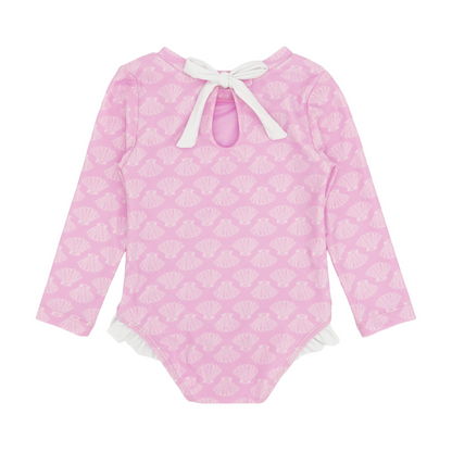 Coastal cutie surf suit - pop pink