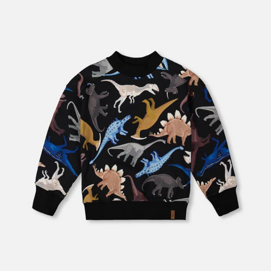 Dino fleece sweatshirt