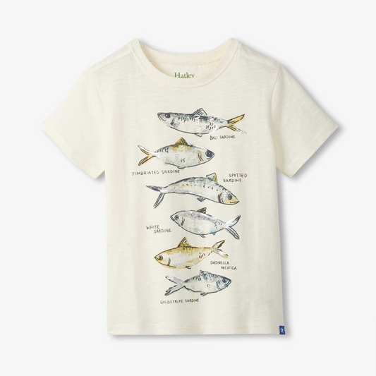Fish types graphic tee