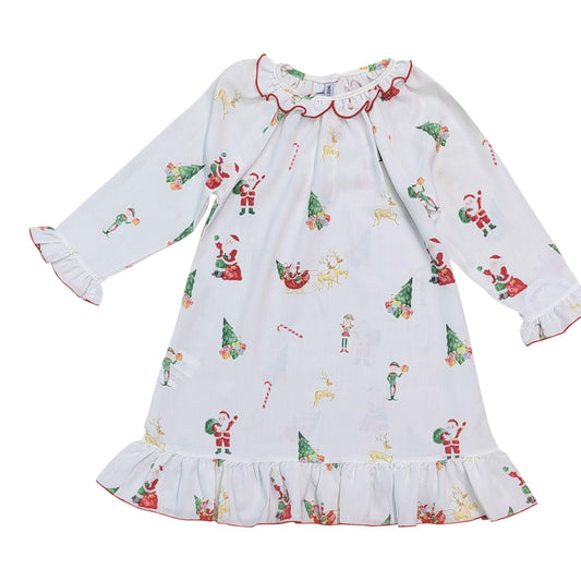 Santa sleigh pj gown