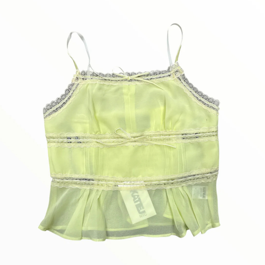 Calla top - canary yellow