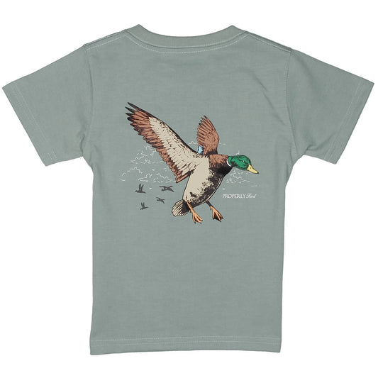 Mallard flight s/s tee - fog