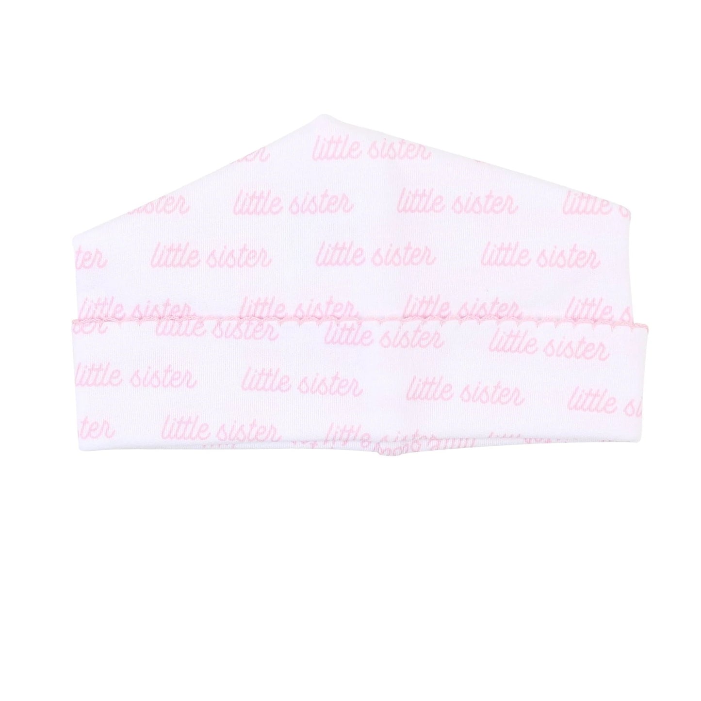 Sister bow hat - pink