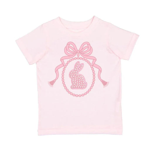 Bunny locket pearl s/s tshirt - ballet