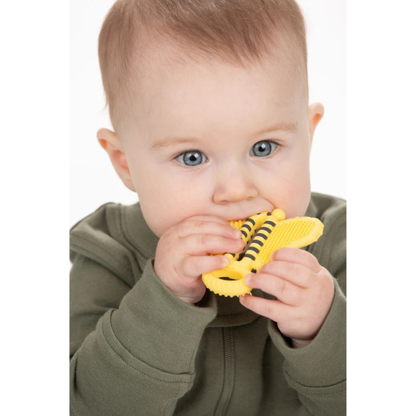Toothbrush teether - bee brush