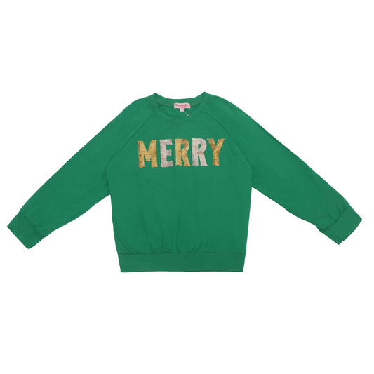 Merry sweatshirt - green