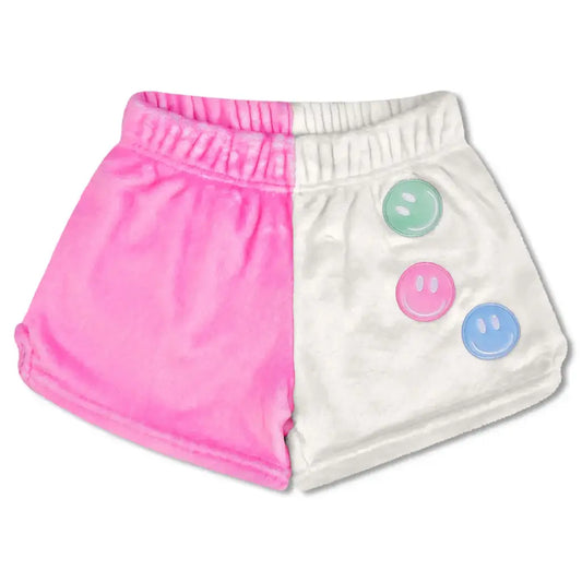 Made you smile color block shorts