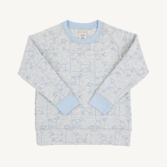 Cassidy comfy crewneck - puppy puzzle