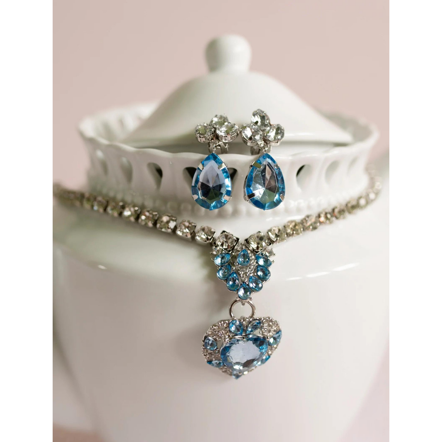 The marilyn - blue/silver 4pc set