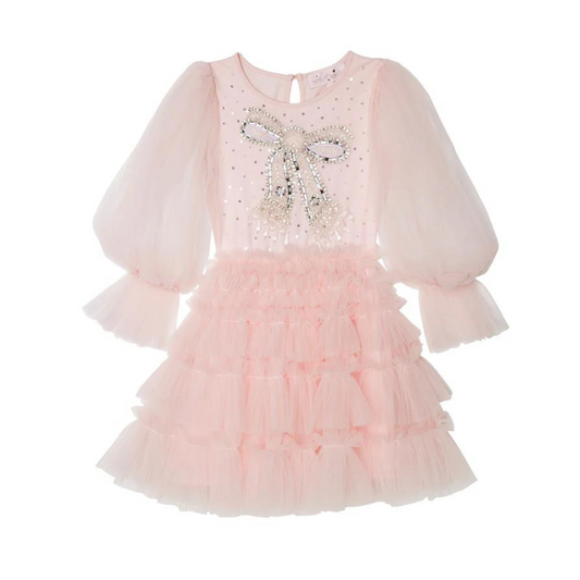 Wrapped up tutu dress - pink cloud