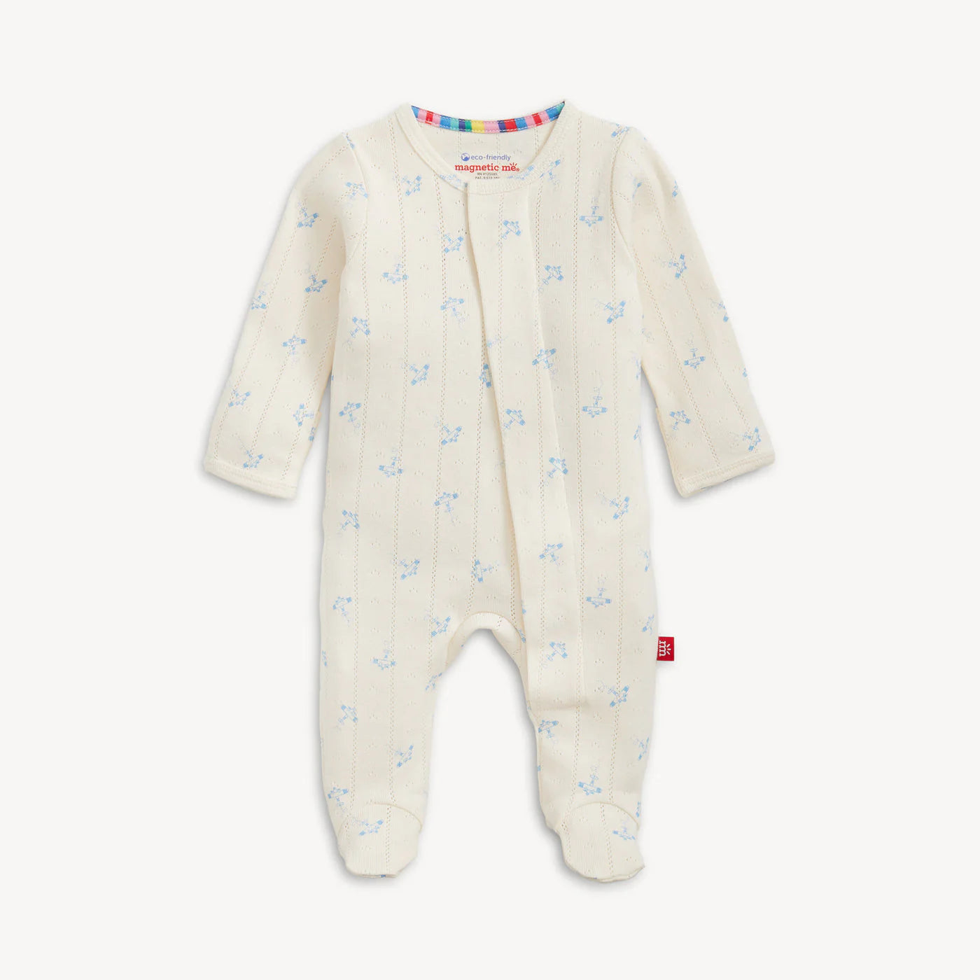 Airplanes pointelle footie