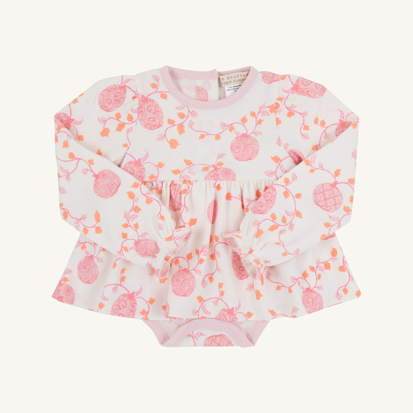 Daisy l/s diaper cover dress - gourd-geous