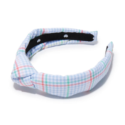 Knotted headband - piccadilly plaid