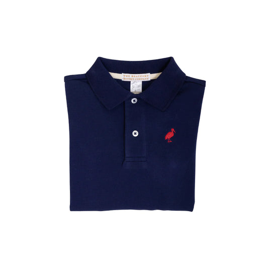 Prim and proper l/s polo - nantucket navy