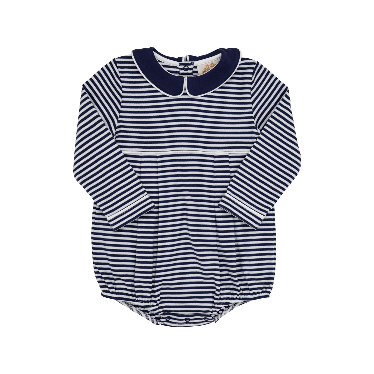 Bradford l/s bubble - nantucket navy stripe | Tugboat & The Bird