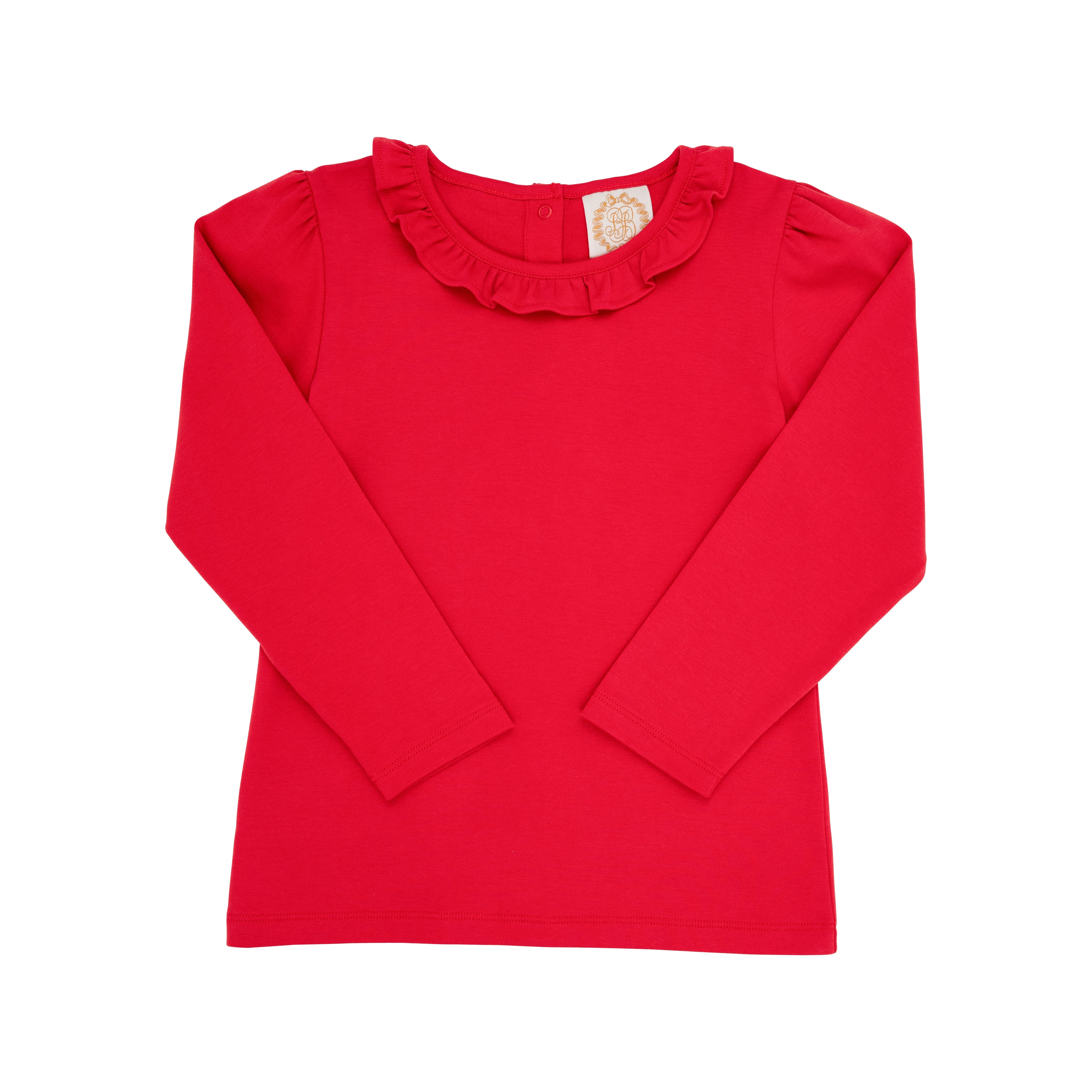 Reece ruffle top - richmond red – Tugboat & The Bird