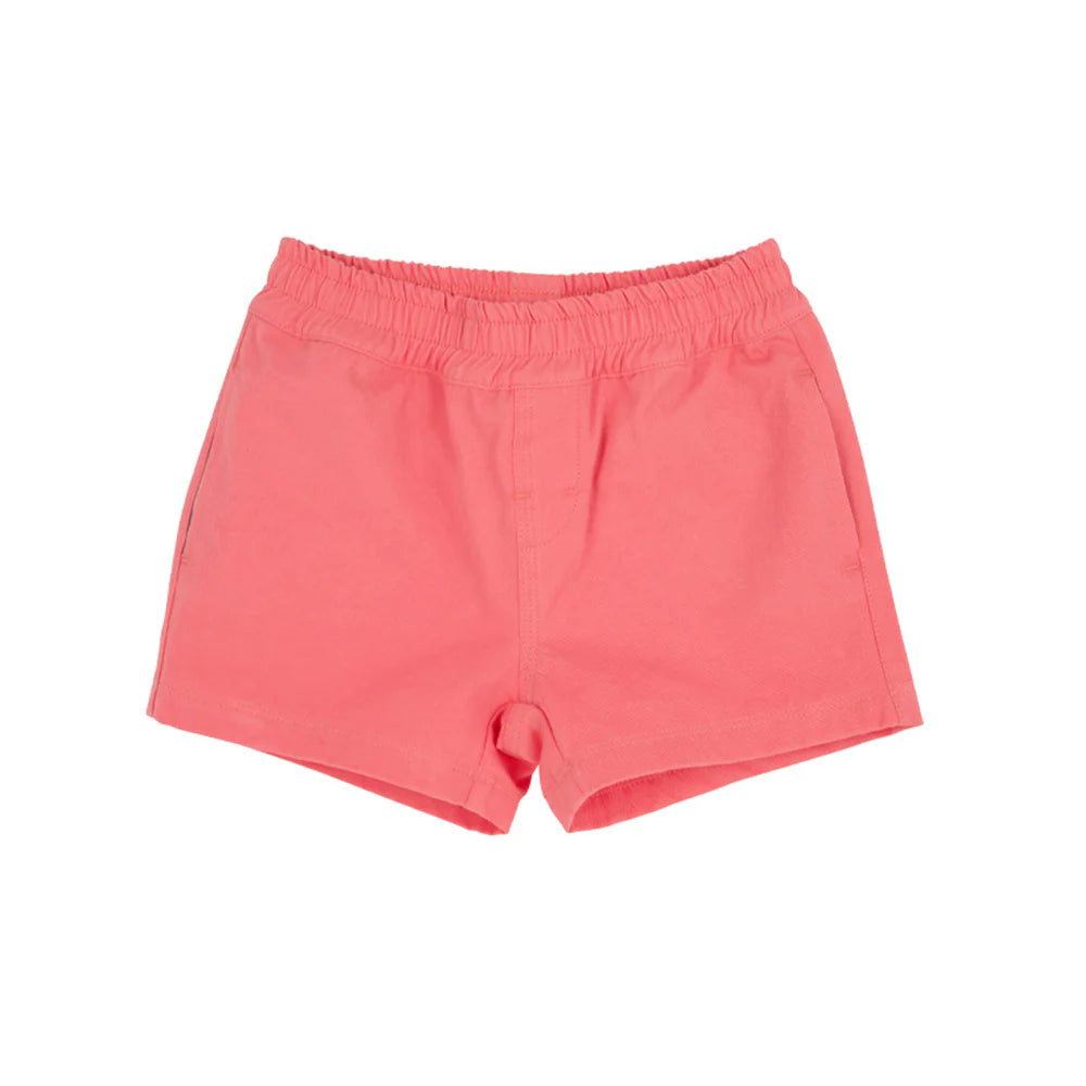 Sheffield twill shorts - parrot cay coral