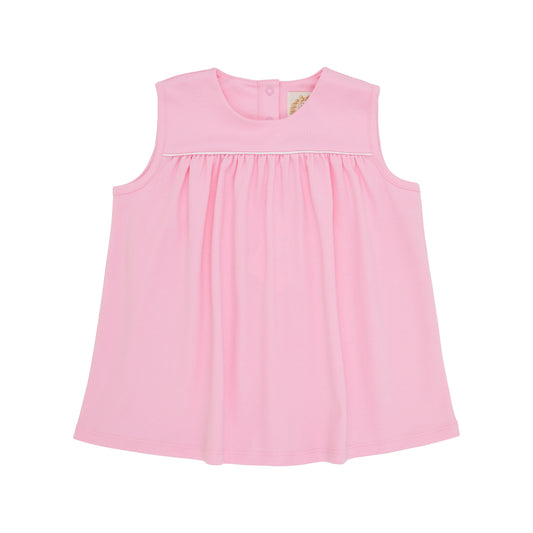 Sleeveless dowell day top - pier party pink