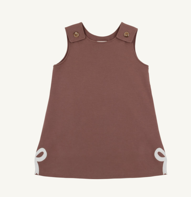 Juliet jumper - gray bay brown/bows