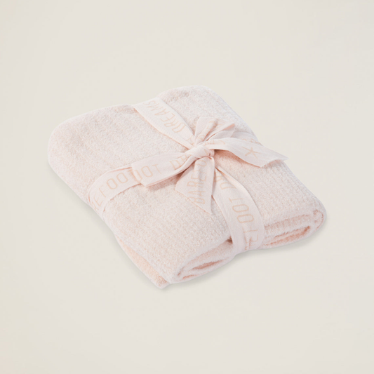 Ribbed blanket - pink