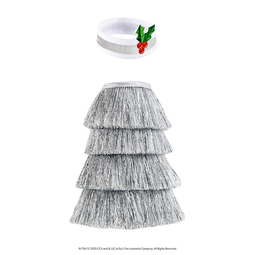 Claus couture - tiny tinsel dress