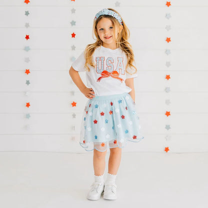 USA sequin stars tutu