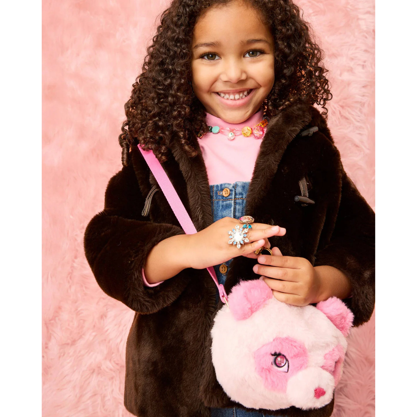 Rosie plush panda bag