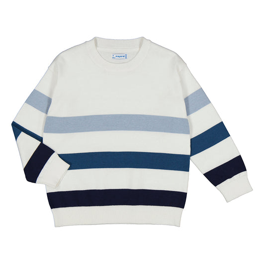 Striped sweater - blue