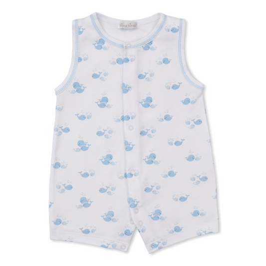 Whale wonder sleeveless playsuit