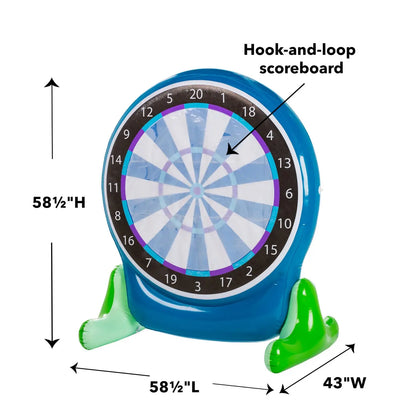 Giant inflatable 2in1 darts & soccer ste