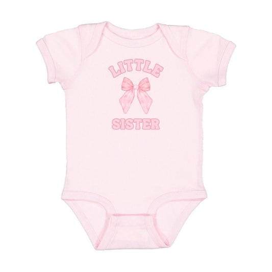 Little sister bow s/s bodysuit