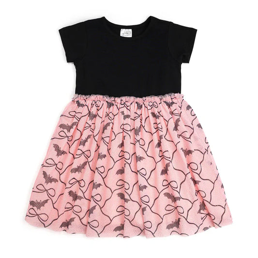 Bat trellis s/s tutu dress