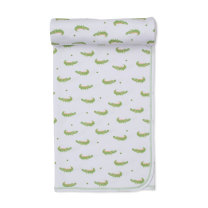 Crocodile camp blanket