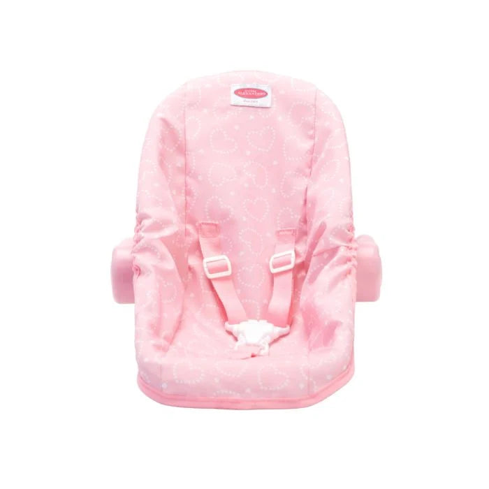 Pink hearts car seat/carrier