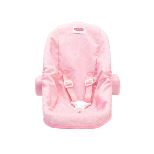 Pink hearts car seat/carrier