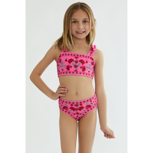 Little stella/janie set - redwood floral