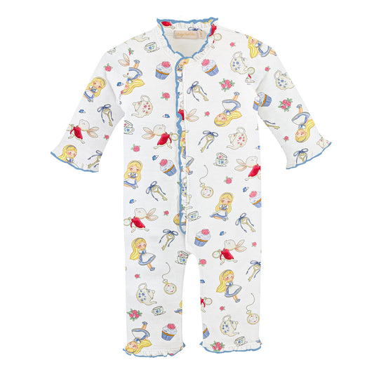 Tea party ruffle coverall