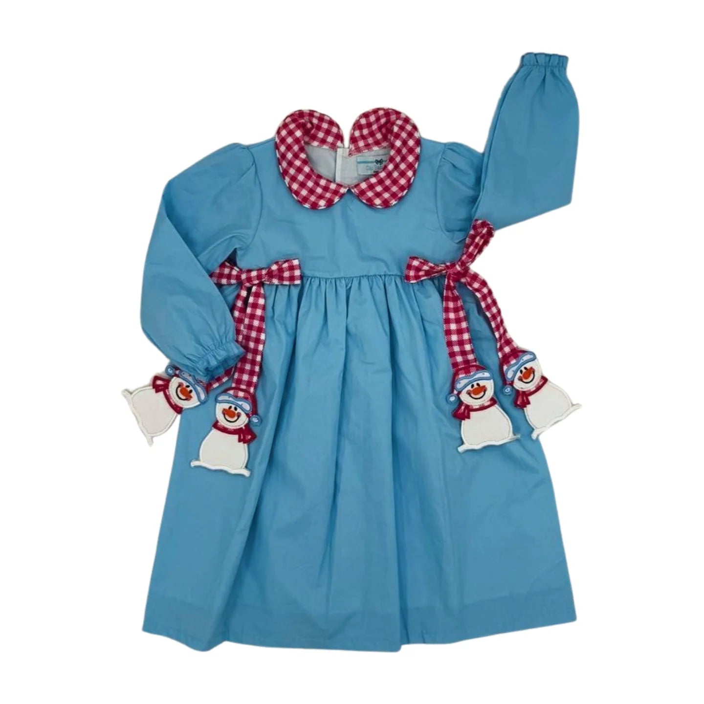 Snowman hang tag dress