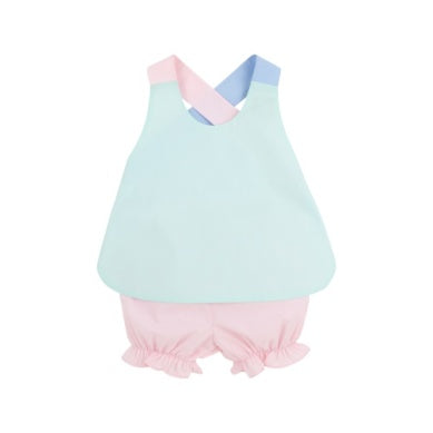 Betsey bow back set - sea island seafoam/pbpink/bsblue