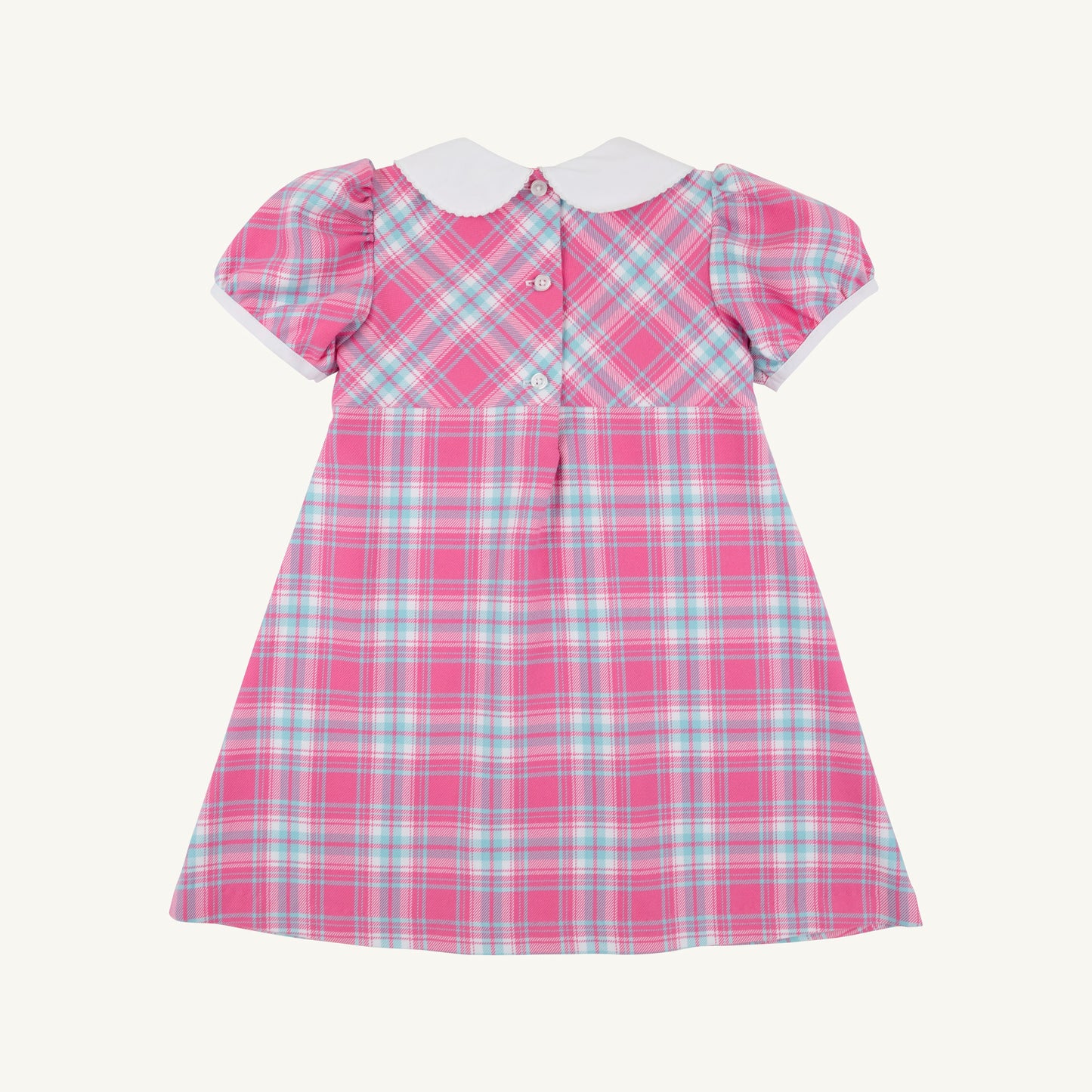 Princess pleat dress - brenton point plaid