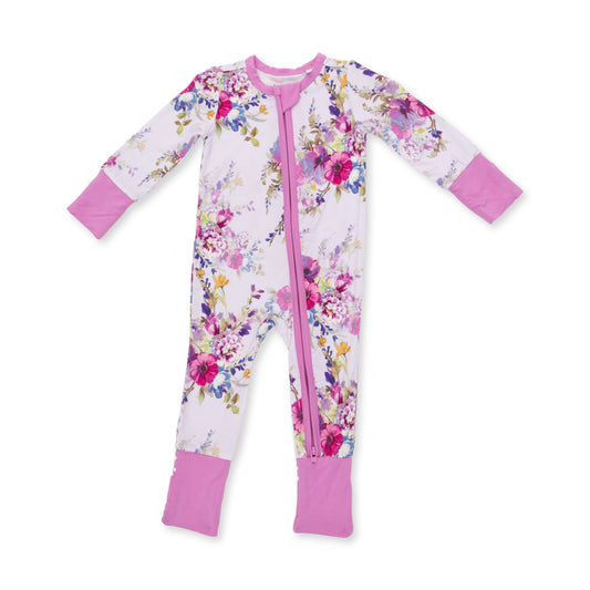 Dahlia floral conv. romper