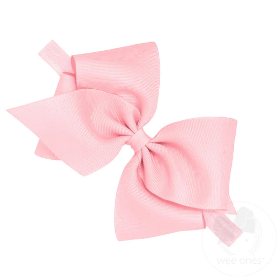 Grosgrain king bow baby headband
